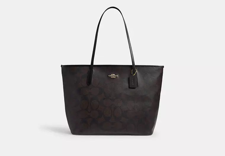 Large City Tote Bag In Maxi Signature Canvas