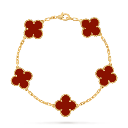 Vintage Alhambra bracelet, 5 motifs