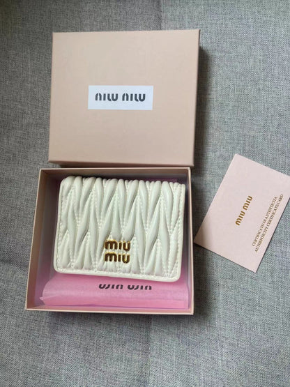 Miu Wallet With Box