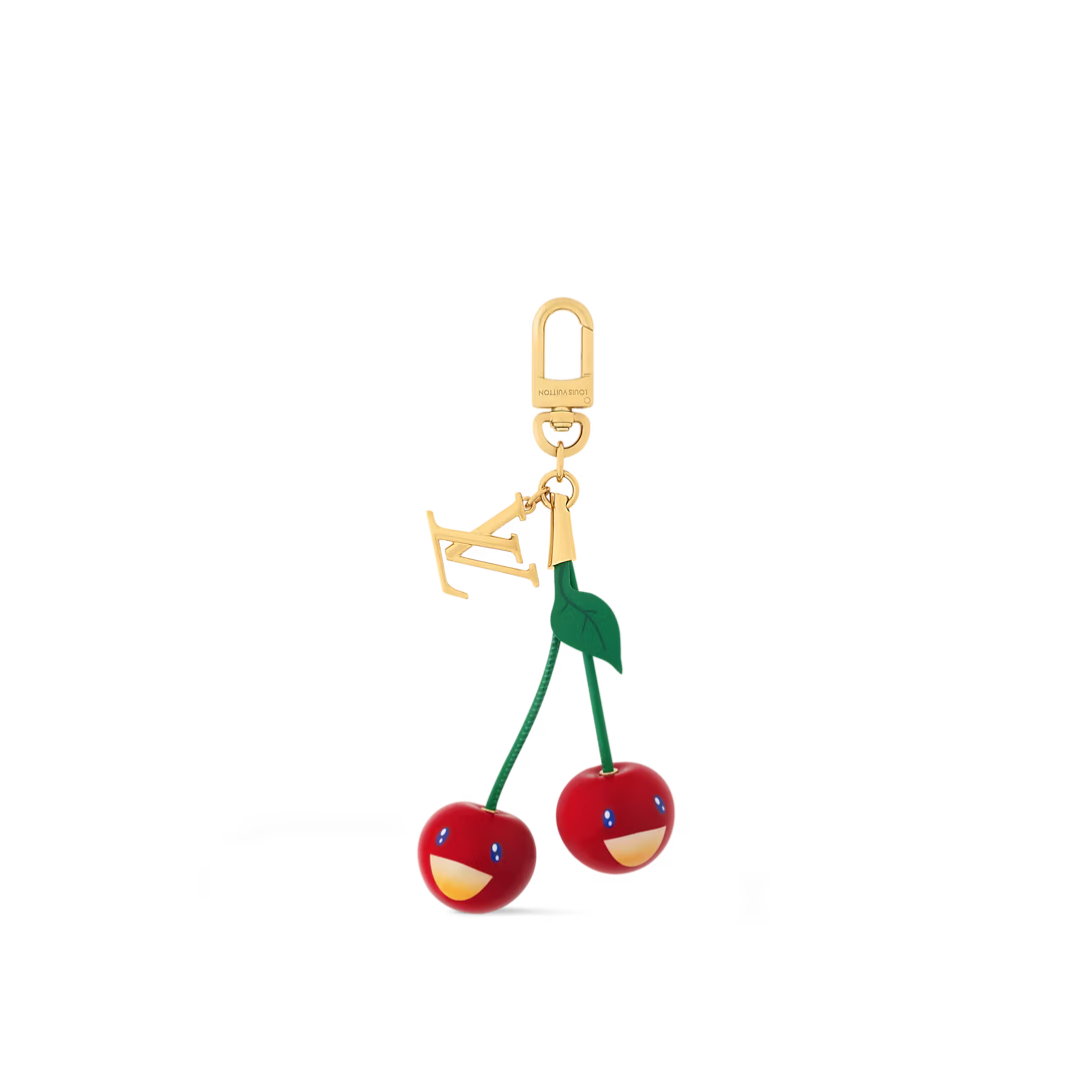 LV x TM Cerise Bag Charm With Box